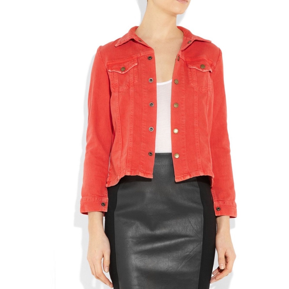 Current/Elliott Fire Red Mechanic Jacket 0